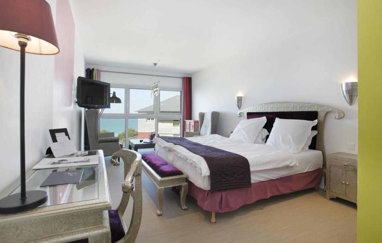 The Originals Hotel Le Cise Restaurant Chambres Et Suites Ault Luaran gambar