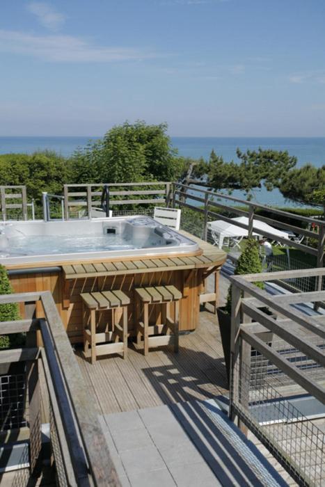 The Originals Hotel Le Cise Restaurant Chambres Et Suites Ault Luaran gambar